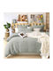 Down Town Home Duvet Cover Set Cotton Satin Queen with 2 Pillowcases 230x250 Pacific 680 Green