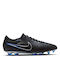 Nike Tiempo Legend 10 Elite FG Χαμηλά Ποδοσφαιρικά Παπούτσια με Τάπες Μαύρα