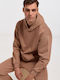 Minimal Sweatshirt mit Kapuze SHOCK