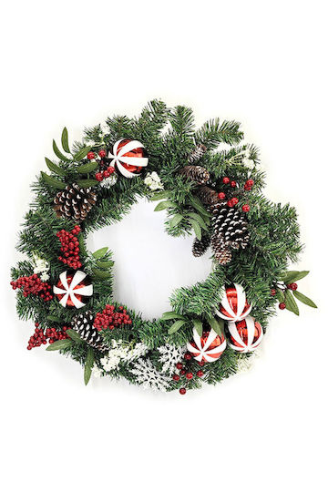 General Trade Weihnachtsdekoration Kranz mit Durchmesser 60cm.
