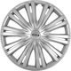 4Racing Car Hubcap Set 15" 1pc Silver