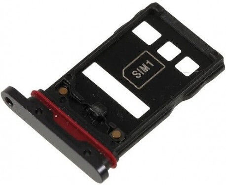 Υποδοχή Κάρτας Sim Sim Sd Card Tray Μαύρο για Huawei P30 Pro