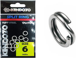 Kendozo Lures Draht-Spaltring Angelgeräte Set 15 Stück