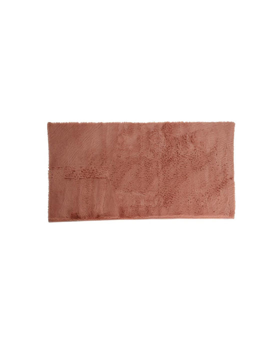 Teppich Rechteckig Zottelig Pelzige Pink - Pink
