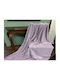 VS Home Fleecedecke Sofa 130x170cm Lila