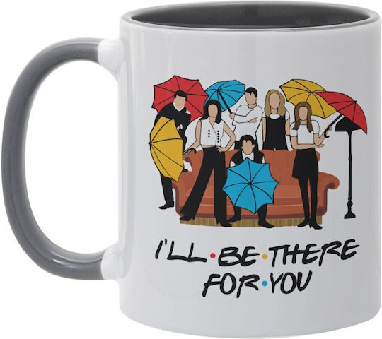 Koupakoupa Colorful Mug Ceramic Gray 330ml