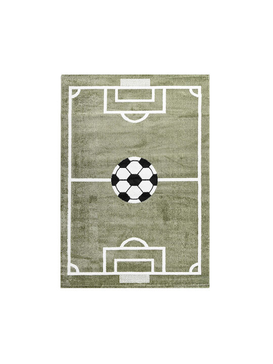 Polcarpet Carousel Dream Football Kids Rug Fotbal Green 160x230cm