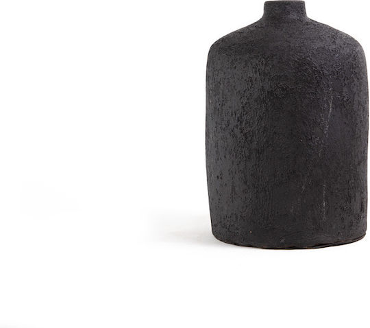 Soulworks Ceramic Black Vase Φ20xΥ32cm Soulworks Ceramic Black Vase Φ20xΥ32cm