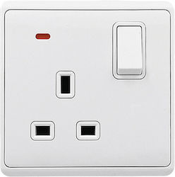 Elmark London Power Socket White 1pcs