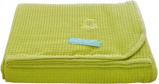 Benetton Single Blanket 160x240cm Olive Benetton Single Blanket 160x240cm Olive