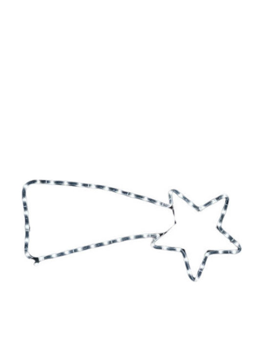 Eurolamp Plastic Illuminated Christmas Decorative Pendant Star 29x20x71cm