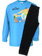 Kybbvs Men's Winter Pajamas Set Blue