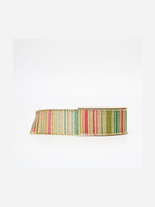 Crăciun Panglică Diagonial Stripes Multicoloră ...