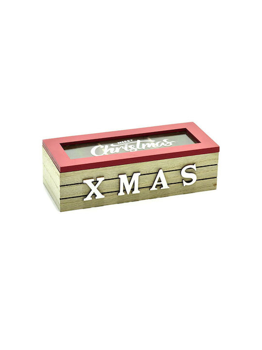 General Trade Weihnachtlich Container Holz L24xB10xD7cm.