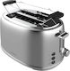 Cecotec Toast&Taste 1000 Retro Double Φρυγανιέρα 2 Θέσεων 980W Inox
