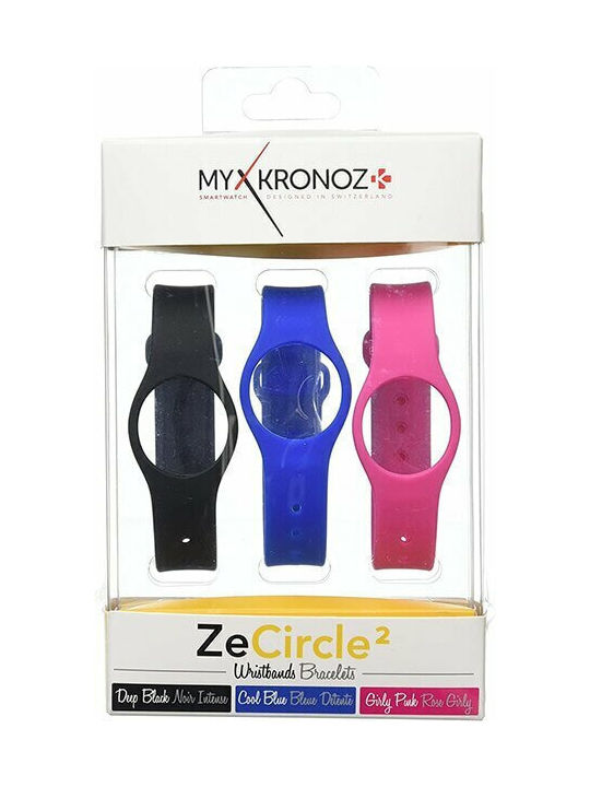Mykronoz 813761021654 Zecircle² Pack 3 Wristband Bracelet Classic Smartwatch