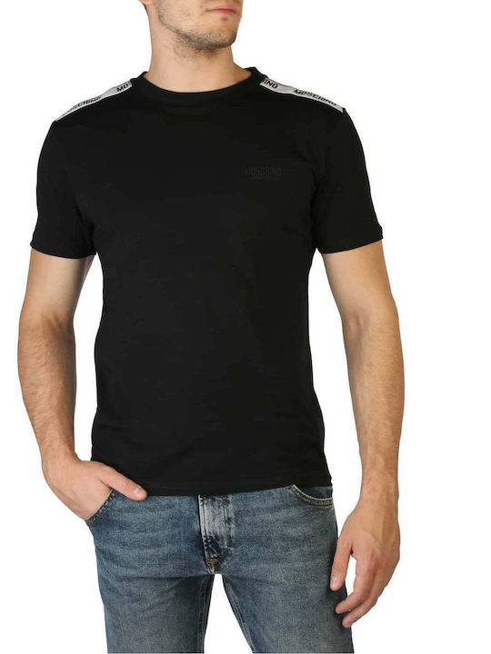 Moschino Herren T-Shirt Kurzarm Schwarz