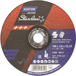 Norton 66252837277 Δίσκος Κοπής Μέταλλο 180mm 25τμχ