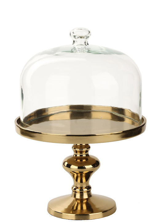InTheBox Kolde Platou Decorativ Metalic Auriu 1buc 20x20x29buc