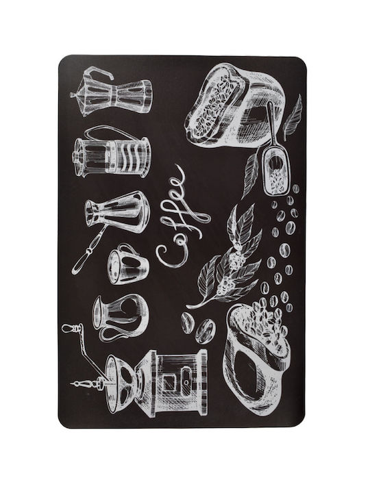 Tpster Plastic Placemat Black 43x28cm