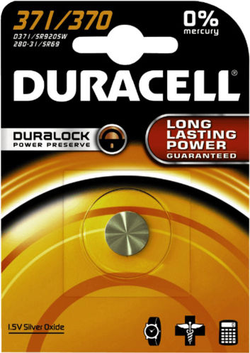 Duracell Batterie Silber-Oxid für Uhren SR69 1.5V 1Stück