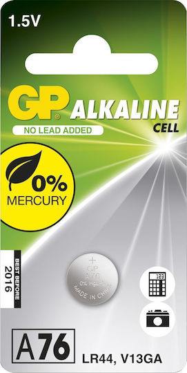 Emos Batterie Alkalisch für Uhren LR44 / SR44 1.5V 1Stück