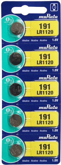 Murata Batterien Alkalisch für Uhren LR55 1.5V 5Stück
