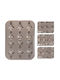 Bells Christmas Sweets Pan/Mold Metallic Brown L34.5xW26xD2cm.
