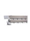 Enis by Domus India Dublu Șină Metalic în Culoare Argintiu 400εκ. P93-787788-1