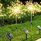 Led7 Spiked Solar Light Warm White with Photocell