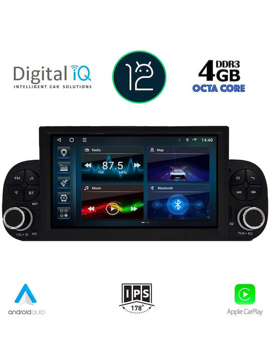 Digital IQ Car-Audiosystem für Fiat Panda 2012-2021 (Bluetooth/USB/WiFi/GPS)