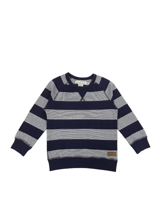 Kinderpullover Langarm Marineblau