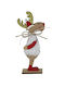Dorosimo Weihnachtliche Holz Figur Rentier