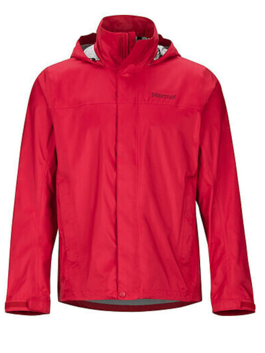 Marmot Precip Herren Winter Jacke Lässig Wasserdicht Team Red / Team Red