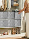 Songmics Papier Aufbewahrungsbox Gray 6Stück