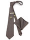 Legend Accessories Τυπου Micro Men's Tie Set Printed Brown