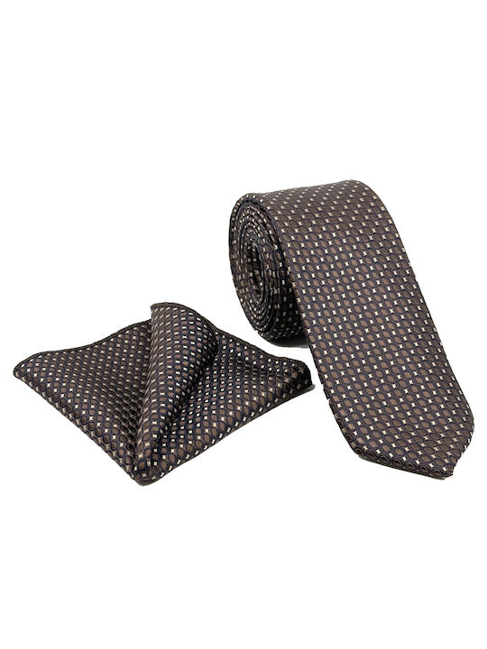 Legend Accessories Legend Men's Tie Set Monochrome Brown