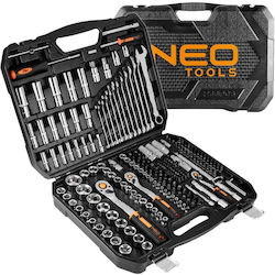 Neo Tools Set Ratchet 1\2" & 1\4" & 3\8" 219pcs