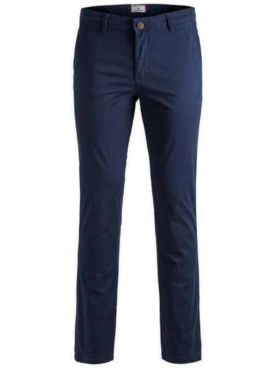 Jack & Jones Herrenhose Elastisch Blau