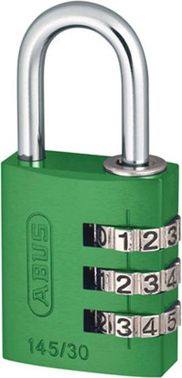 Abus 145/30 Padlock Brass Combination 30mm 1pcs
