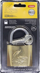 Komodo Padlock with Key 63mm
