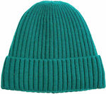 Verde Knitted Fleece Beanie Cap Green