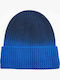 Beanie Γυναικείος Fleece Σκούφος Πλεκτός σε Μπλε χρώμα