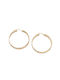 Rubini Earrings Hoops made of Gold 14K