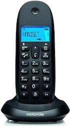Motorola Ασύρματο Τηλέφωνο Μαύρο