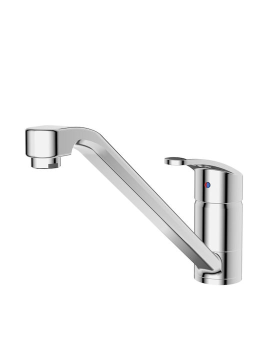 Drop Kitchen Faucet Counter Silver