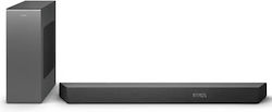 Philips TAB8507B Soundbar 300W 3.1 με Ασύρματο Subwoofer και Τηλεχειριστήριο Μαύρο