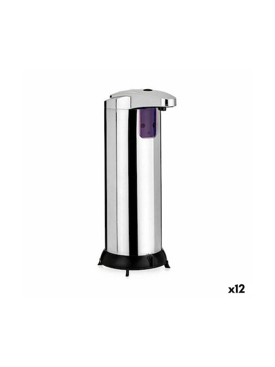 Berilo Dispenser από Ανοξείδωτο Ατσάλι με Αυτόματο Διανομέα Ασημί 220ml