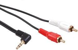 Maclean Energy 3,5mm Stecker-2x RCA-Stecker 3m MCTV825