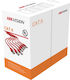 Hikvision U/UTP Кат.6 (Gigabit) Мрежов Кабел Ethernet 305м Оранжев
